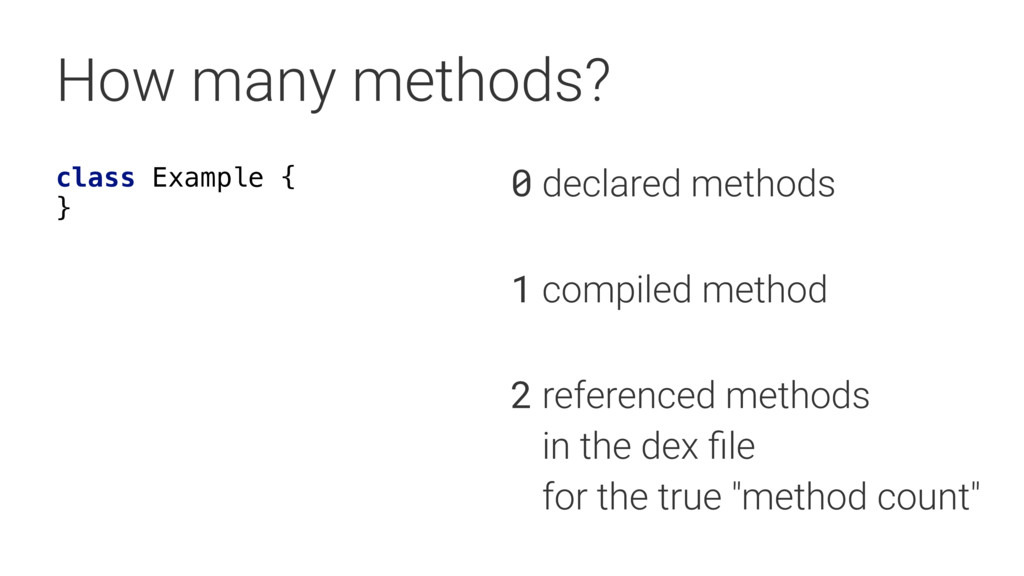 В dex-файле упоминается два метода.